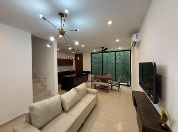 Casa · 152m² · 2 Recámaras · 2 Estacionamientos · Townhouse Amueblado y Equipado Completamente Nuevo en Venta
