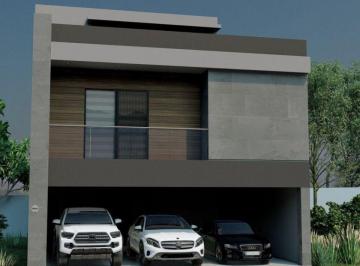 Casa de 4 habitaciones, García · Casa Nueva en Preventa de 3 Niveles en Santoral