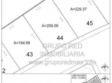 Terreno / Lote , Querétaro · Lote 44, Dentro de Fraccionamiento La Vista Residencial, Condominio Magdala, Excelente Ubicación