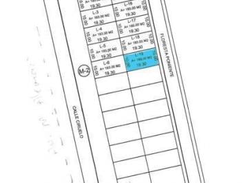 Terreno / Lote · 193m² · Venta de Lote de Terreno No. 19 en Fracc. Floresta Veracruz, Casi Esq. Miguel Alemán.