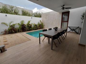 bafaee5a3bfd1a625041ac7e694f99edc2bbf60e3d9c704c71daa117fb4d28ce · Casa de Una Planta en Temozón Norte, Soluna - 3 Recámaras con Alberca
