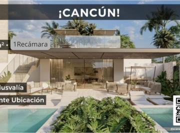 Departamento · 76m² · 1 Recámara · Departamento en Venta en Cancún 1 Recamara con Jacuzzi y Estacionamiento