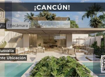Departamento · 76m² · 1 Recámara · Departamento en Venta en Cancún 1 Recamara con Jacuzzi y Estacionamiento