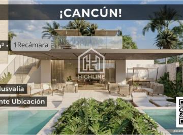 Departamento · 76m² · 1 Recámara · Departamento en Venta en Cancún 1 Recamara con Jacuzzi y Estacionamiento
