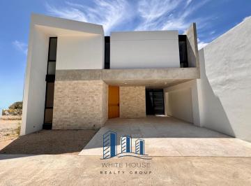 Casa · 160m² · 3 Recámaras · 2 Estacionamientos · Casa Nueva en Venta de 3 Habitaciones y Cuarto de Servicio en Dzitya Zona Norte de Merida