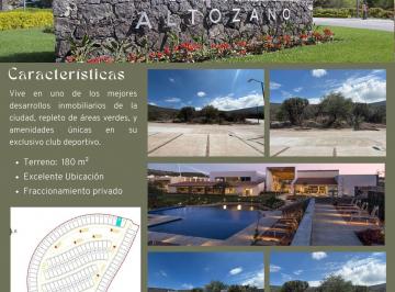 Terreno / Lote , Querétaro · Terreno en Venta Altozano Fracc Bruma