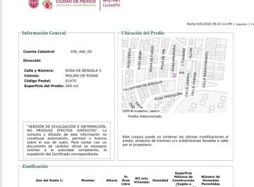 Terreno / Lote , Alvaro Obregón · Terreno en Equina