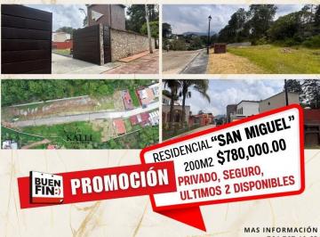 Terreno / Lote · 200m² · Terrenos en Venta en Residencial San Miguel, Canaditas, Pue
