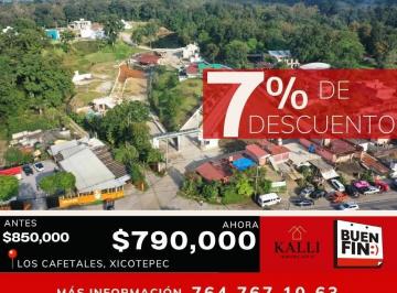 Terreno / Lote · 219m² · Venta de Terreno en Los Cafetales, Xicotepec