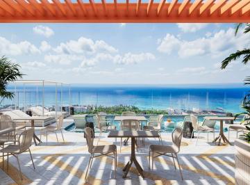 Departamento · 32m² · 1 Recámara · Departamento Estudio en Venta en Playa del Carmen 1 Recamara con Sky Bar y Restaurante