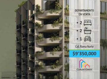 Departamento · 102m² · 2 Recámaras · 1 Estacionamiento · Departamento en Venta Chapultepec 230