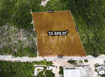 Terreno / Lote · 10889m² · Terreno en Venta en Tulum, Quintana Roo