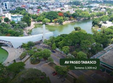 Terreno / Lote , Villahermosa · Terreno Comercial en Venta en Paseo Tabasco F - 820