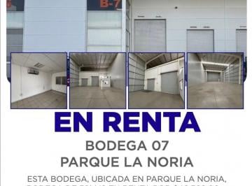 Bodega comercial , El Marqués · Renta Bodega 07 Parque La Noria