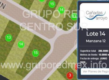 Terreno / Lote , Corregidora · Lote 14 en Cañadas del Arroyo, Corregidora, Queretaro