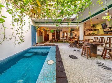 area de alberca · Hotel en Venta: Hotel Boutique a Dos Cuadras del Mar en Playa del Carmen