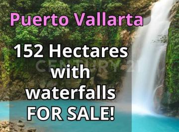 Terreno / Lote · 1520000m² · 152 Ha con Cascadas en Venta Puerto Vallarta