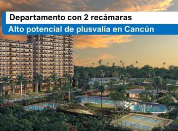 Departamento · 84m² · 2 Recámaras · 1 Estacionamiento · Oportunidad de Inversión en Cancún: Departamento con Acceso a Más de 30 Amenidades Exclusivas