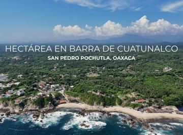 Terreno / Lote · 14000m² · Hectárea en Venta en Barra de Cuatunalco, San Pedro Pochutla, Oaxaca.