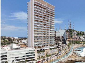 Departamento de 2 habitaciones, Mazatlán · Departamento en Venta en Mazatlán Torre Escénica en Malecón con Vista Al Mar