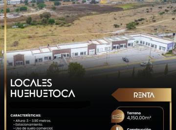 Local comercial · 1500m² · Locales en Renta en Huehuetoca – con Estacionamiento y Uso de Suelo Comercial