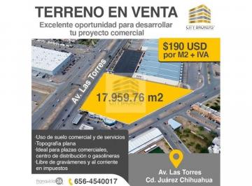 Terreno / Lote , Juárez · Se Vende Gran Terreno con Excelente Ubicacion Comercial