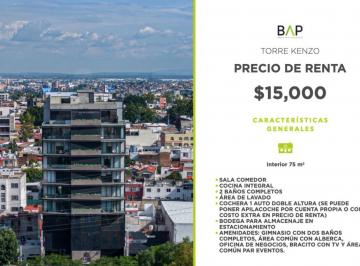 Departamento de 1 habitación, León · Departamento en Renta con Increíble Vista de La Ciudad.