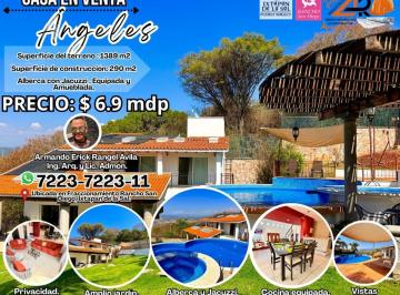 Casa de 3 habitaciones, Ixtapan de la Sal · Ángeles Residencia con Alberca y Jacuzzi, Amplio Jardín y Alto Potencial en Renta Vacacional.