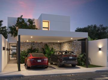 Casa en condominio · 196m² · 3 Recámaras · 2 Estacionamientos · Casa en Privada de 3 Habitaciones, Conkal