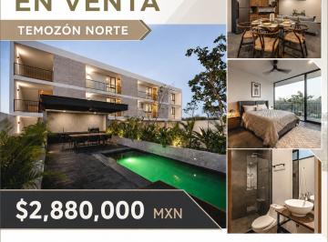 Departamento · 85m² · 2 Recámaras · 1 Estacionamiento · Departamentos de Lujo en Temozón Norte