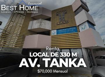 Local comercial · 330m² · 2 Estacionamientos · Se Renta Local de 330 m² en Av Tanka - Cancún