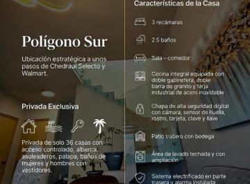 Casa · 97m² · 3 Recámaras · 2 Estacionamientos · Casa - Cancún