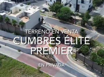 Terreno / Lote , García · Terreno Residencial en Venta en Cumbres Élite Premier Privada Olimpo | Casi Esquina y Semi Plano