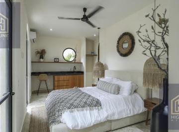 Departamento · 38m² · 1 Recámara · 1 Estacionamiento · Estudio en Venta en Tulum con Acceso a Beach Club Exclusivo Acepta Infonavit
