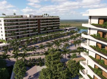 Departamento · 115m² · 2 Recámaras · Departamento en Venta en Puerto Morelos 2 Recamaras con Pádel y Pool Bar