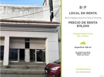 Local comercial , León · Local en Renta con Excelente Ubicación Sobre Blvd. Hidalgo Esquina Calle 2 Oriente
