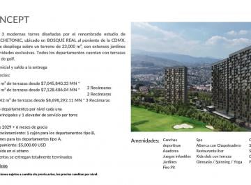 Departamento · 81m² · 1 Estacionamiento · Preventa Departamentos Boconcept Bosque Real