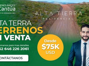 Terreno / Lote , Ensenada · Venta: Terrenos Exclusivos en Residencial Alta Tierra – Ensenada, B. C.