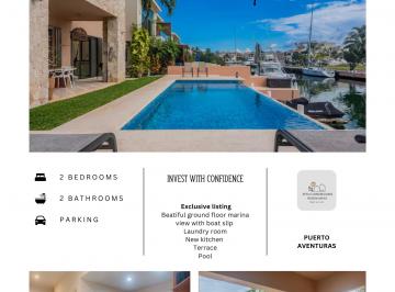 Departamento de 2 habitaciones, Solidaridad · Precio Reducido Para Promocion Hasta El 15 de Febrero 2026! 175 Mq Vista Marina