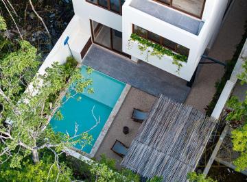 Villa · 449m² · 4 Recámaras · 2 Estacionamientos · Nueva Villa a Estrenar, Amueblada y Euqipada, en La 5av de Tulum