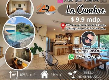 Casa de 3 habitaciones, Ixtapan de la Sal · Residencia en Esquina con Alberca y Jacuzzi Climatizada, Equipamiento Integral y Vistas Panorámicas.