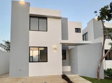Casa en condominio · 114m² · 2 Recámaras · 2 Estacionamientos · Casa en Venta en Condominio con Amenidades a Unos m del Periferico en El Poniente de Mérida