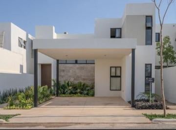 Casa · 142m² · 3 Recámaras · 2 Estacionamientos · Casa Nueva en Venta en Privada con Amenidades en Conkal Yucatán