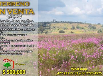Terreno / Lote , Amealco de Bonfil · El Saucito, Amealco Terreno en Venta de 4,600 m². Cerca de El Hotel La Muralla.