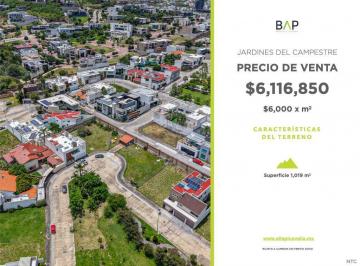 Terreno / Lote , León · Terreno en Venta Ubicado en Jardines del Campestre, Residencial en Zona Zona Exclusiva