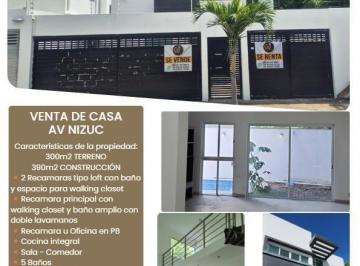 Casa · 390m² · 4 Recámaras · 3 Estacionamientos · Casa Av Nizuc