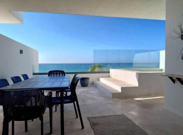 Departamento · 257m² · 3 Recámaras · 2 Estacionamientos · Inreible Departamento en Venta Amueblado Frente Al Mar Telchac (Gvd - 1079)
