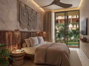 Departamento · 67m² · 1 Recámara · Moderno Garden House en El Corazón de Tulum