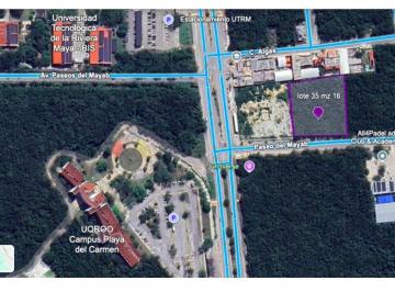 Terreno / Lote · 4221m² · Venta Lote 35 Uso Mixto Comercial Av Paseo del Mayab Playa del Carmen