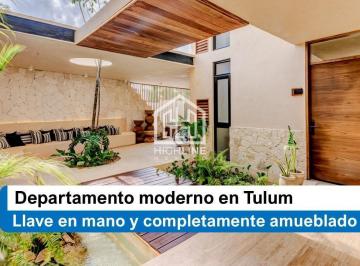 Departamento · 71m² · 1 Recámara · Departamento Llave en Mano en Tulum – 1 Recámara, Amueblado y Terraza